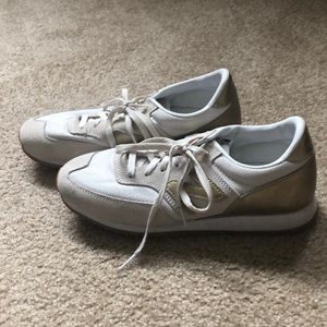 New Balance Gold/Cream 520 Tennis Shoes